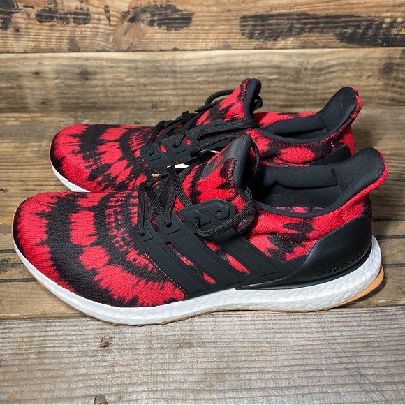 Adidas x Nice Kicks Men’s Ultraboost DNA Running Shoes Black Red Gum sz 8 - Picture 5 of 9